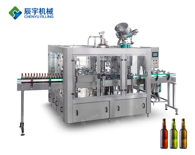BCGF18-18-6三合一玻璃瓶啤酒灌裝機（jī）