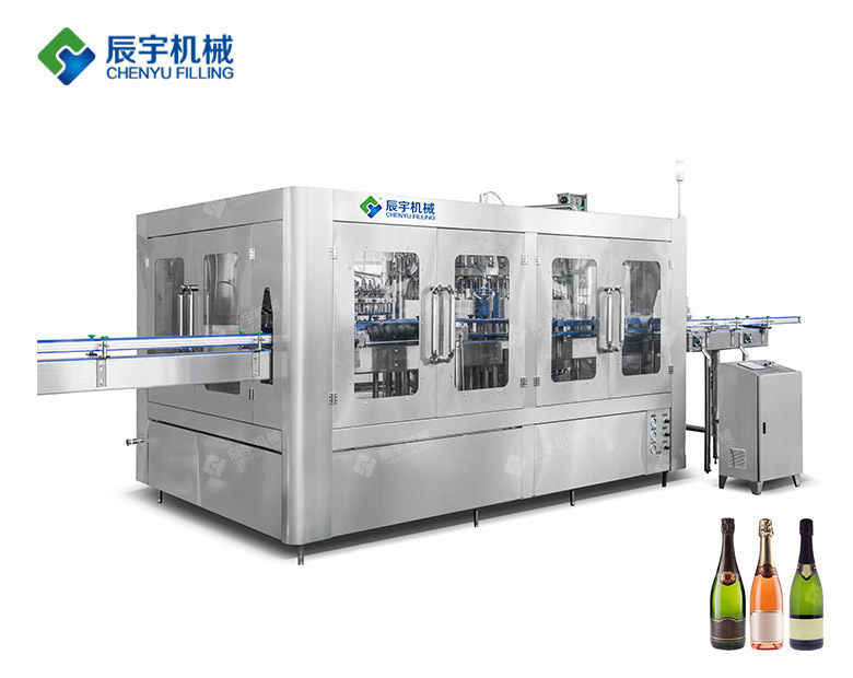 BRCG32-32 二合一香檳/起泡（pào）酒灌裝機